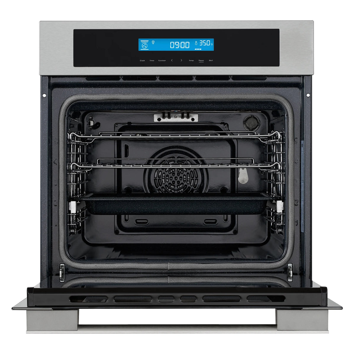 24 in. Single Electric Built-In Wall Oven with 2.5 cu. ft. Capacity, Turbo True European Convection in Stainless Steel