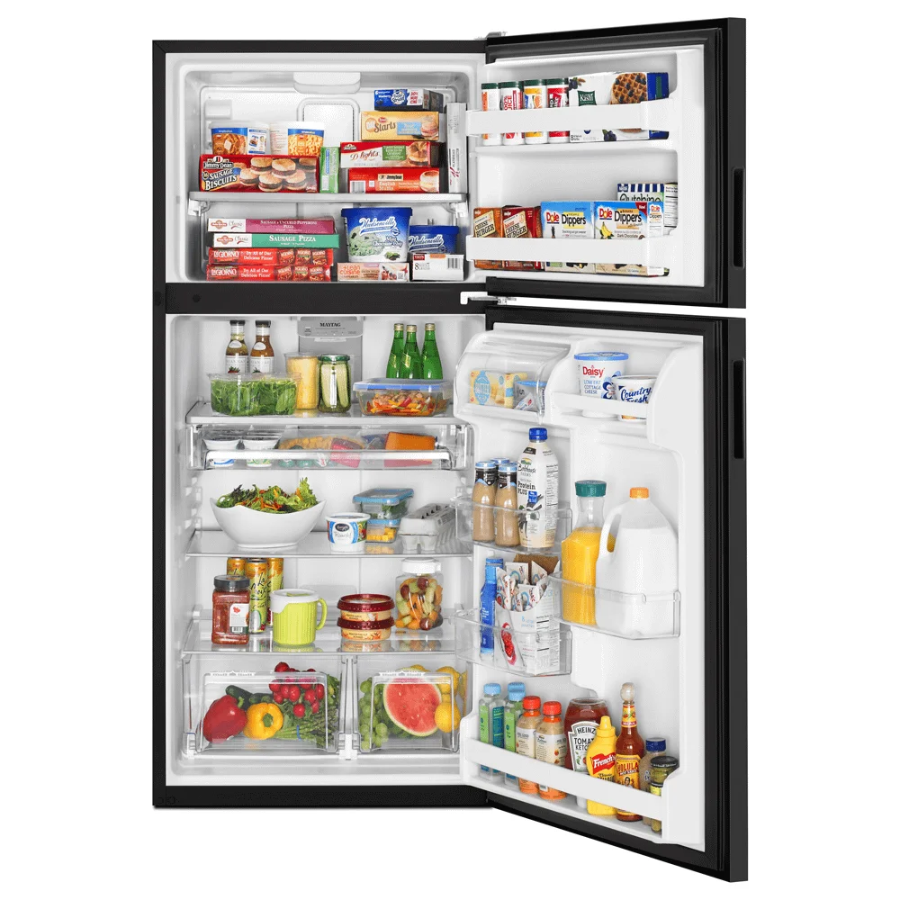 Maytag MRT311FFFE - Refrigerator/Freezer - Top-Freezer - Freestanding - Width: 32.8 in - Depth: 30.6 in - Height: 65.7 in - 20.5 cu. ft - Black