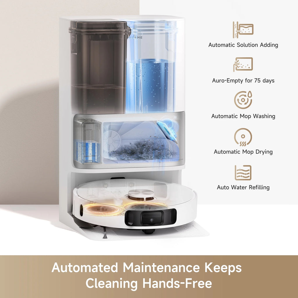 Dreame 2-in-1 Robot Vacuum and Mop, Auto Mop Raising, 7000Pa Suction, Self-Emptying Base, L20 Ultra