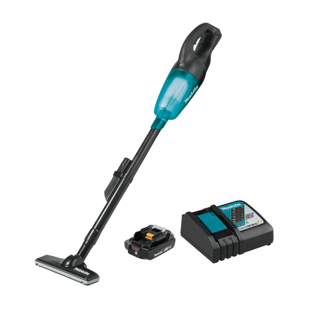 Makita 18 Volt LXT Lithium Ion Compact Cordless Lightweight Vacuum Kit 2.0Ah