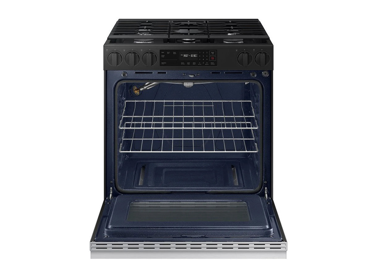 Samsung 6.0 Cubic Foot Gas Slide In Range Self Clean NSG6DG8100SR