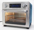 Restored Blue Jean Chef 23L Digital Air Fryer Toaster Oven Stone Blue (Refurbished)