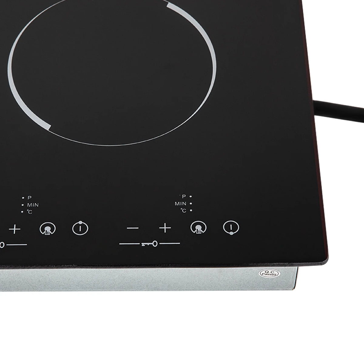 110V Electric Cooktop, Built-in Cooktop 3000W, Electric Stove Top with 4 Electric Burners, 9 Heating Level, Kid Safety Lock, Sensor Touch Control
