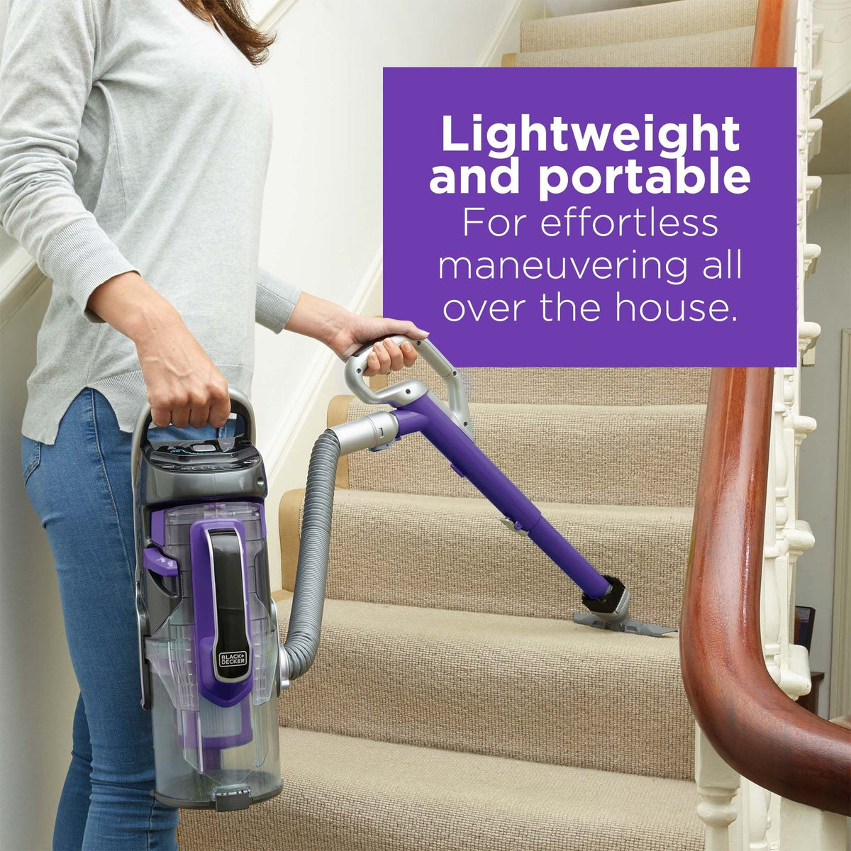 BLACK+DECKER  20V Cordless Upright Vacuum, (HCUA525JPK)