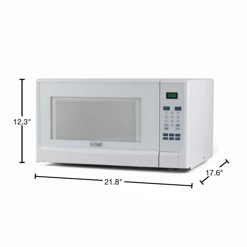 1.4 Cu. Ft. Countertop Microwave, White