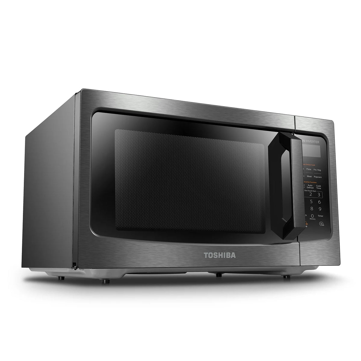 Toshiba 1.2 cu ft Countertop Microwave Ovens in Stainless Steel