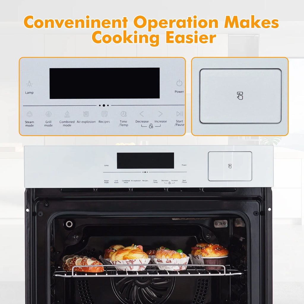 Tzou 24" 3000W Electric Single Wall Oven