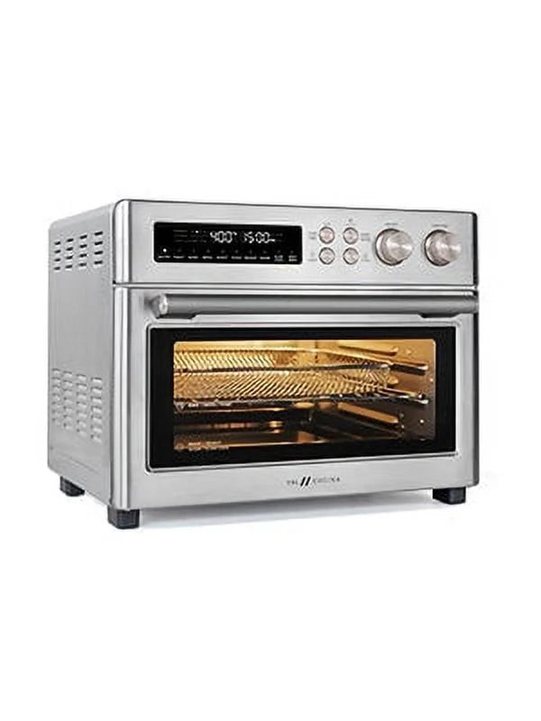 VAL CUCINA 10-IN-1 AIR FRYER TOASTER OVEN -  BRUSHED STAINLESS STEEL