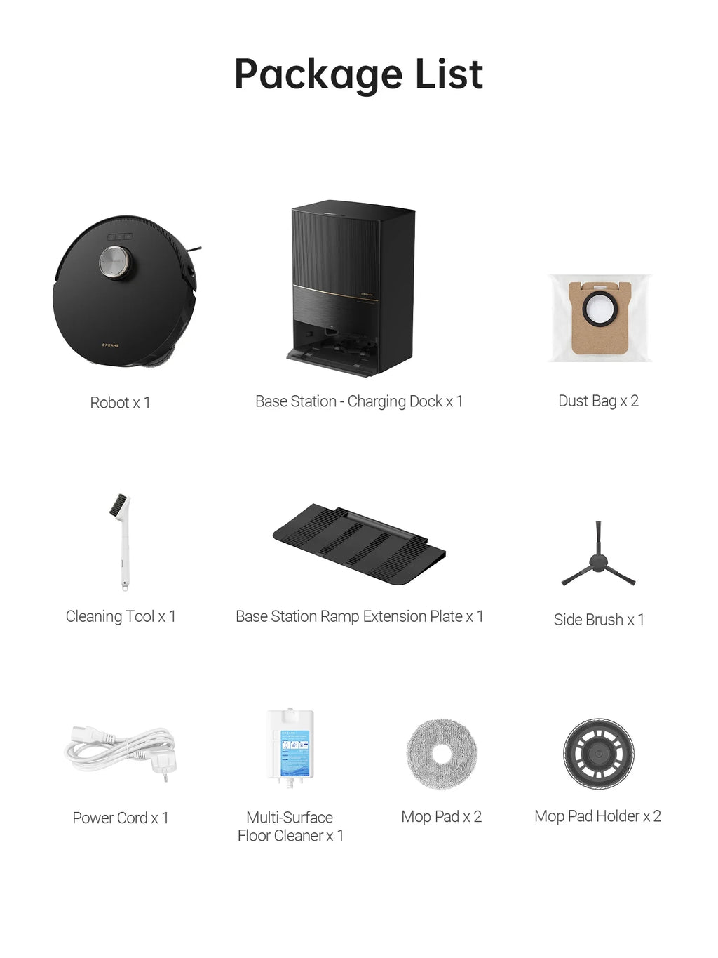 Dreame X30 Ultra Robot Vacuum, 8300Pa Suction, Self Cleaning with 140��F Water, Liftable Mop