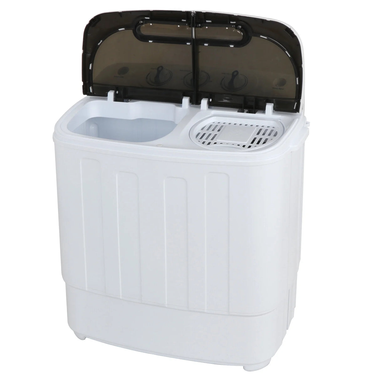 Veado Compact Portable Washer & Dryer Set - All - in - One Mini Washing Machine with Spin Dryer, Energy - Efficient, Space - Saving Design, Ideal for Apartments, Dorms, RVs, White Finish