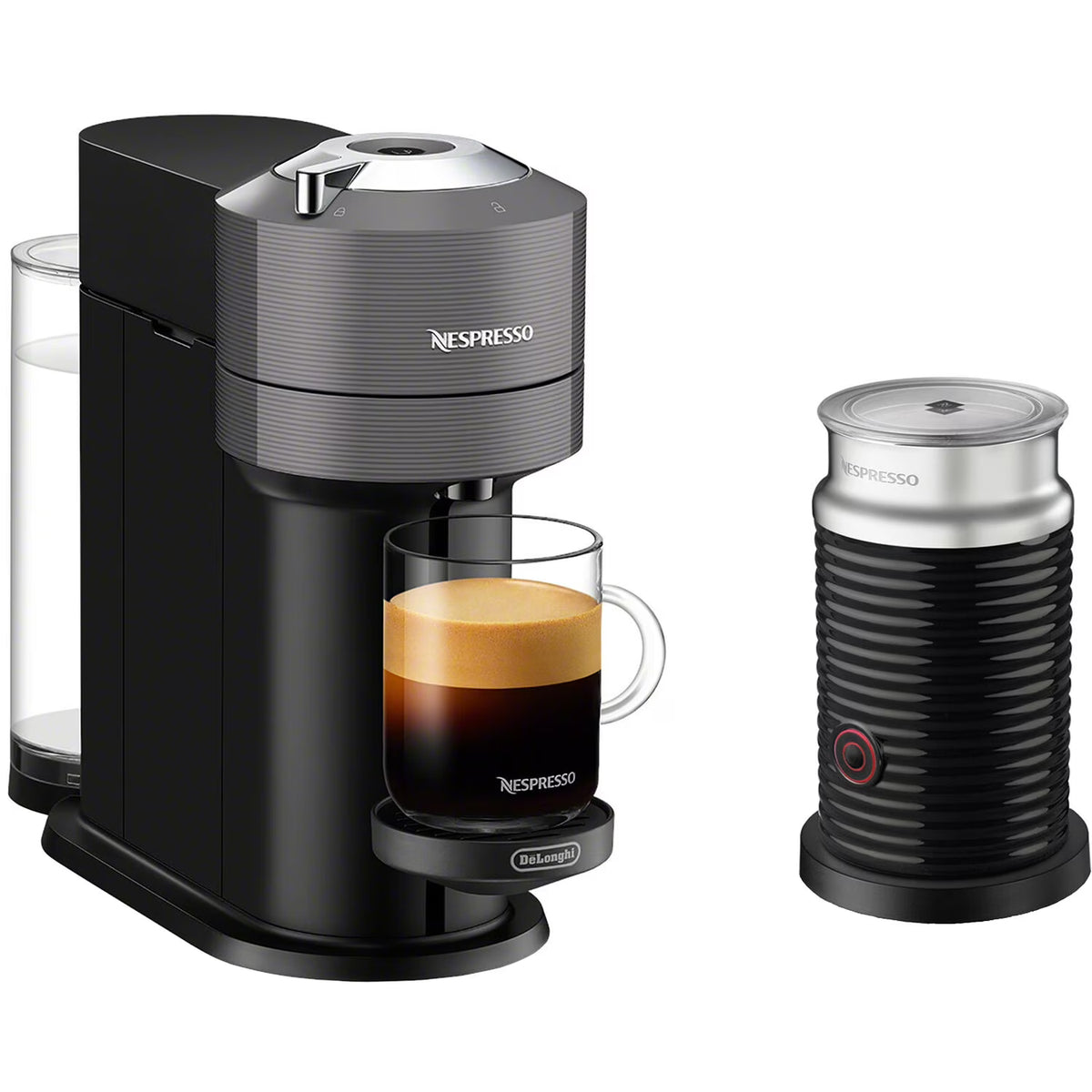 Nespresso Vertuo New Next Coffee and Espresso Maker by DeLonghi, Dark Gray, Single-Serve Brewers