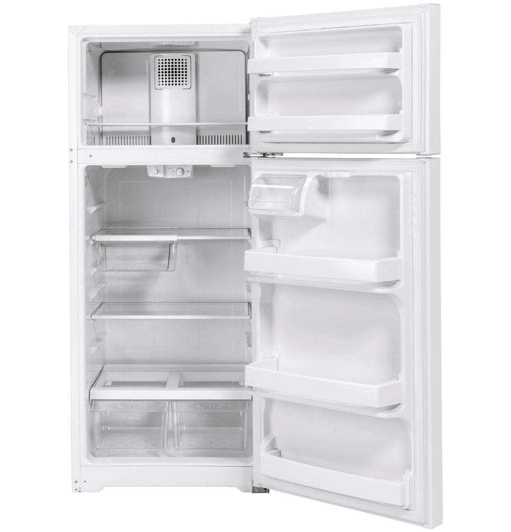 GE APPLIANCES GTS18HGNRWW top freezer freestanding refrigerator