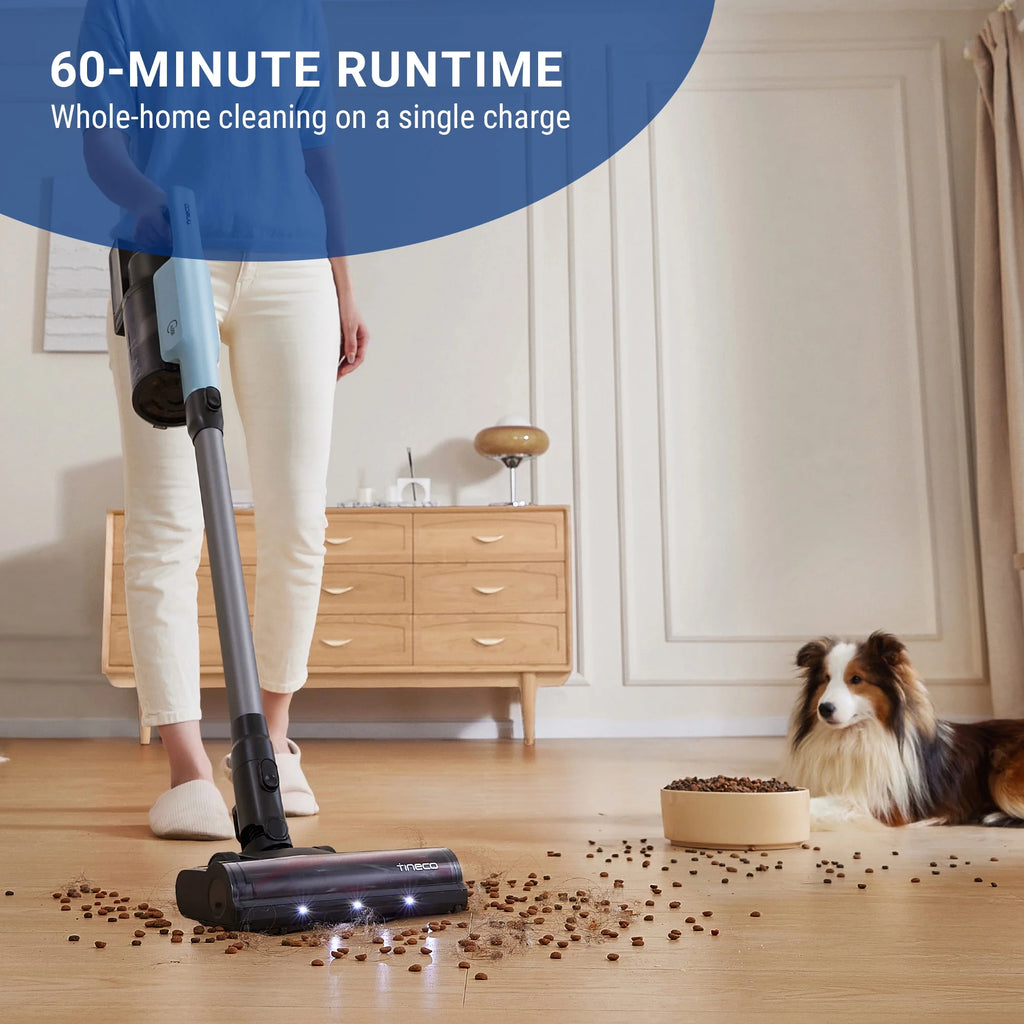 Tineco GO PET Cordless Vacuum with ZeroTangle Brush, 60 min Runtime, 1L Dustbin (GO301)
