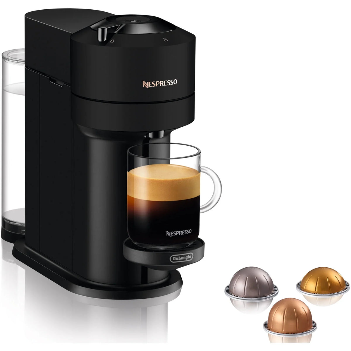 Nespresso by De'Longhi Vertuo Next Premium Coffee and Espresso Maker in Black Matt