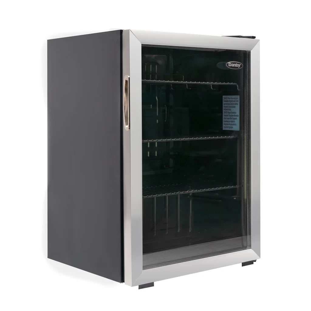 Danby 2.6 cu. ft. Free-Standing Beverage Center in Stainless Steel DBC026A1BSSDB