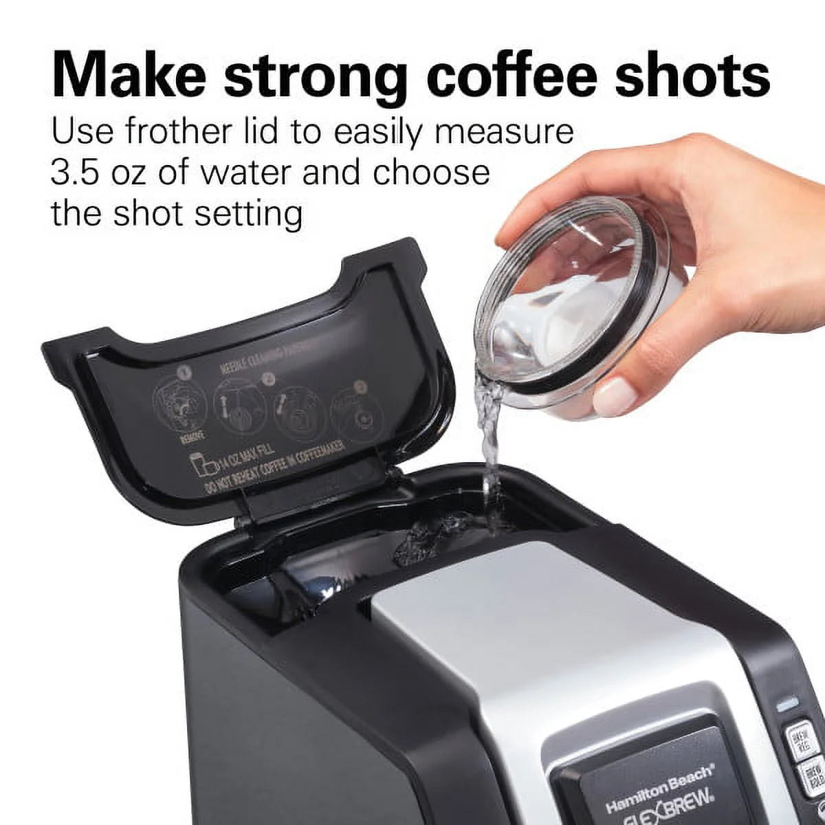 Hamilton Beach FlexBrew 49949 1500W Capsule Coffee Machine - Black