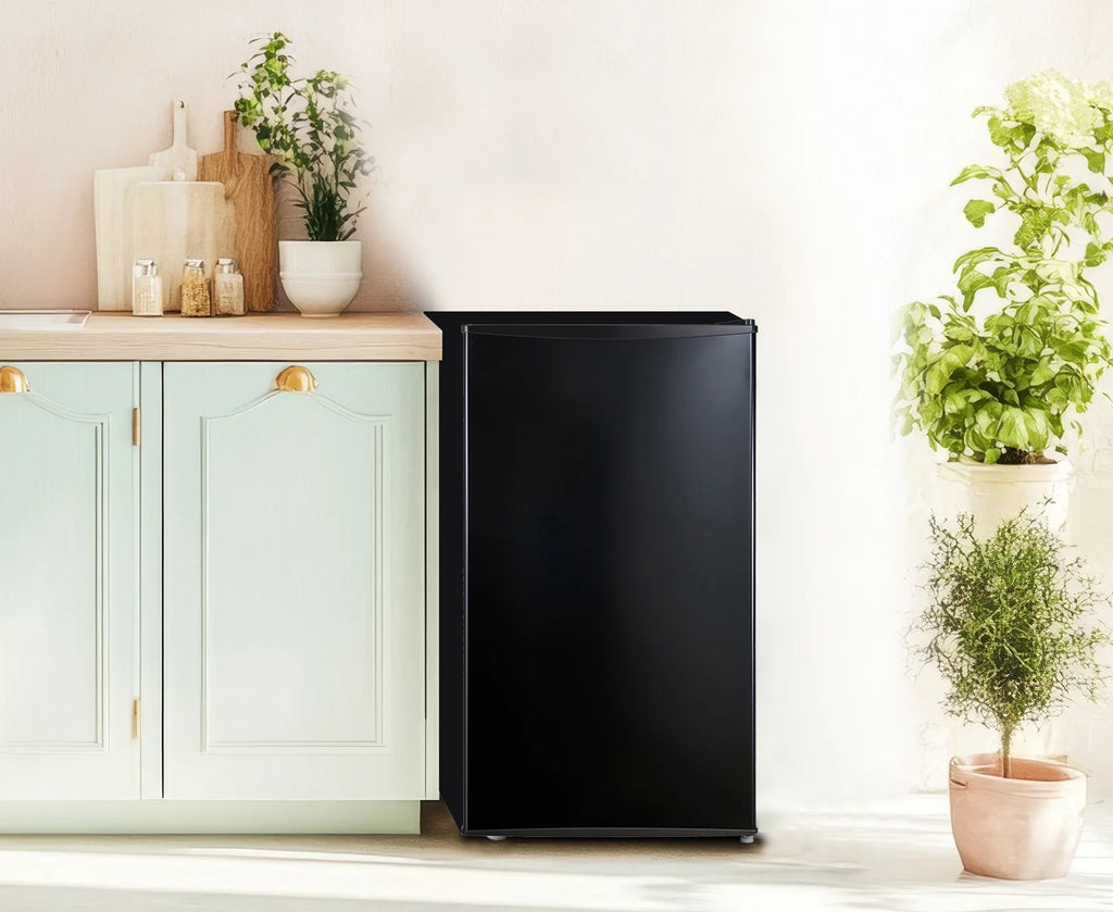Mainstays 3.3 Cu. ft. Single Door Mini Refrigerator, Black