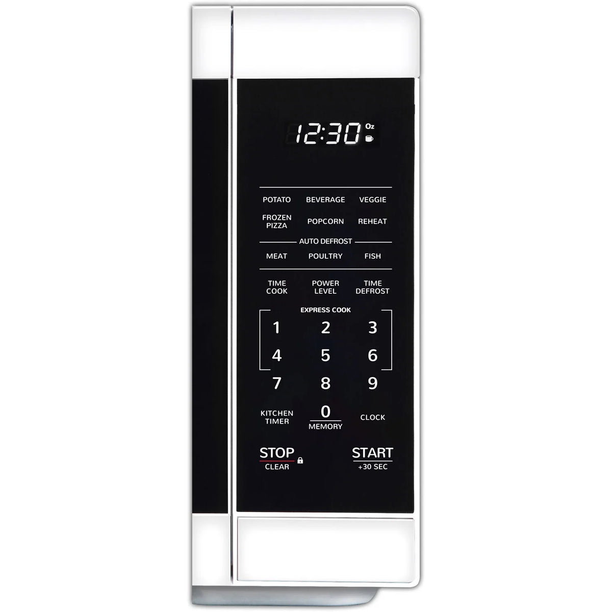 Sharp 1.1-Cu. Ft. Countertop Microwave Oven in Black