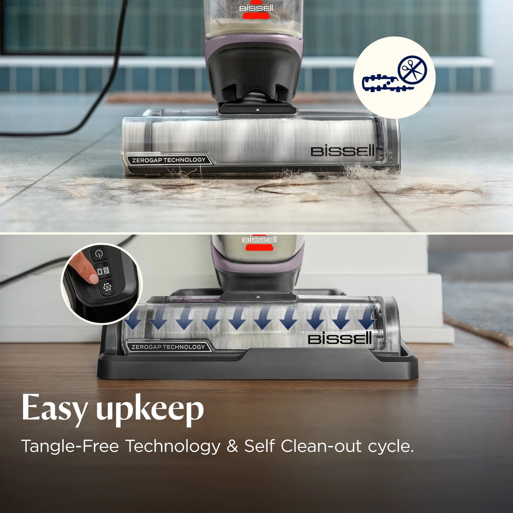 BISSELL CrossWave Edge, Corded, Multi Surface Hard Floor Cleaner Wet Dry Vacuum with Zero-Gap Edge Cleaning Technology, Self Cleaning Cycle, Pet Multi-Surface  Febreze Trial Formula, 4157