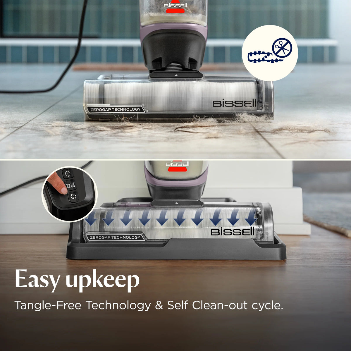 BISSELL CrossWave Edge, Corded, Multi Surface Hard Floor Cleaner Wet Dry Vacuum with Zero-Gap Edge Cleaning Technology, Self Cleaning Cycle, Pet Multi-Surface  Febreze Trial Formula, 4157