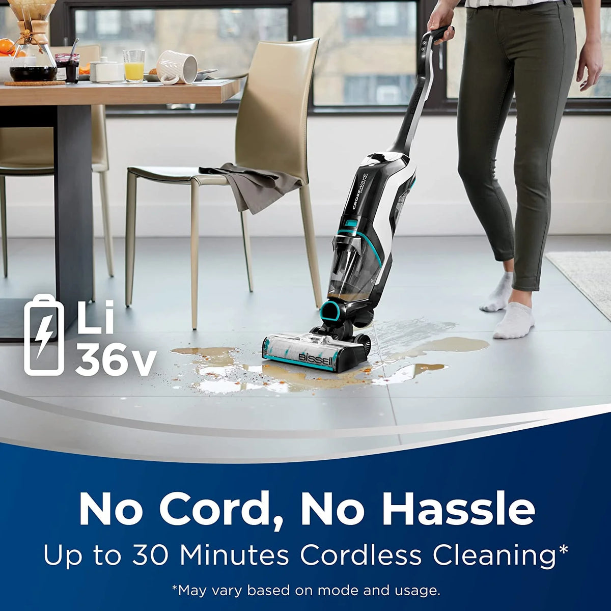 BISSELL CrossWave Cordless Max Multi-Surface Wet Dry Vacuum 2554A