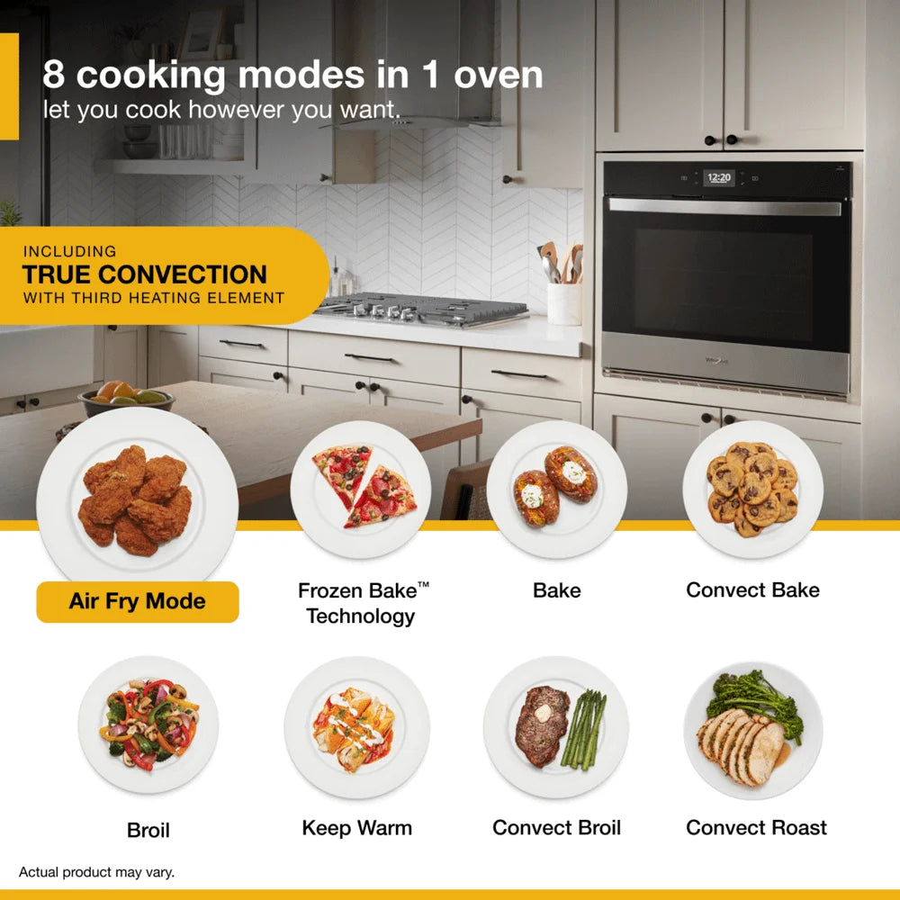 WHIRLPOOL WOES7027PZ  SINGLE WALL ELECTRIC OVEN Stainless Steel