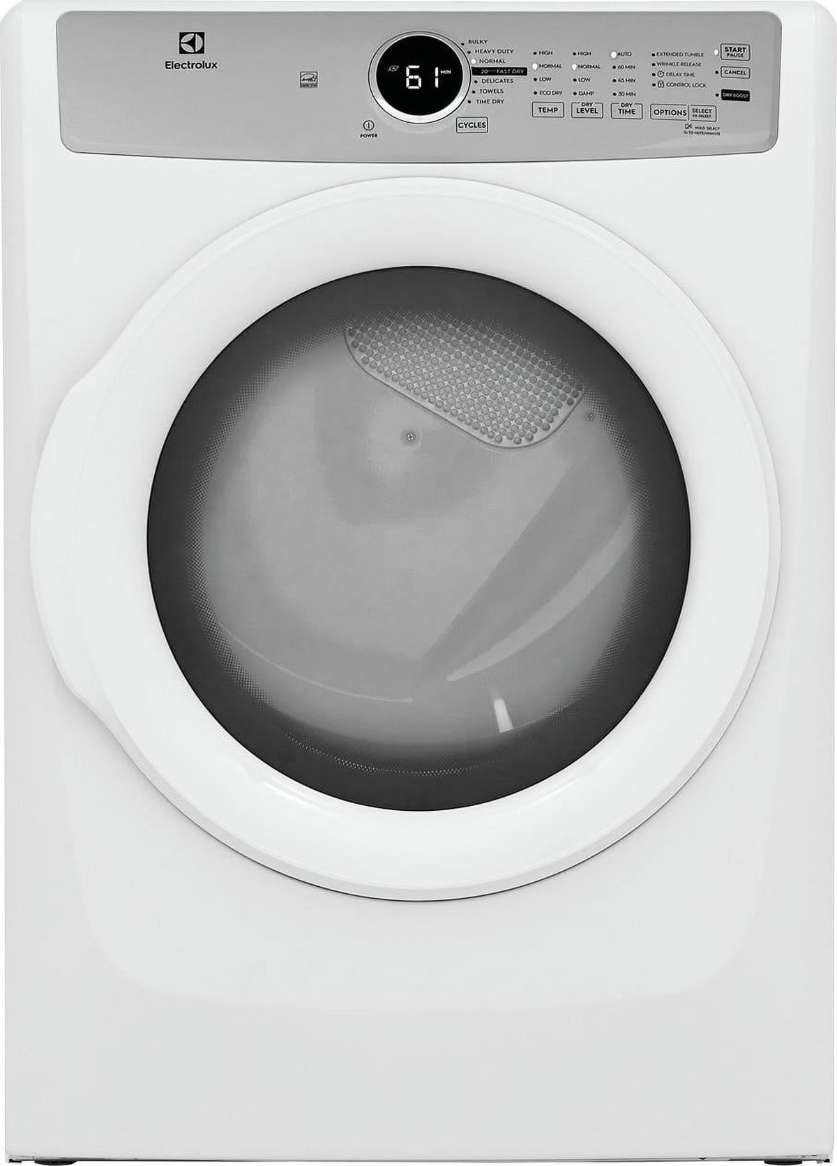 Frigidaire Dryer,Electric,8 cu ft.,White ELFE7337AW