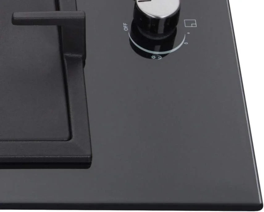 K&H 4 Burner 24 Inch Built-in LPG/Propane Gas Stove Top Glass Surface Cast Iron Cooktop UL/ETL Certified 4-GCW-LPG