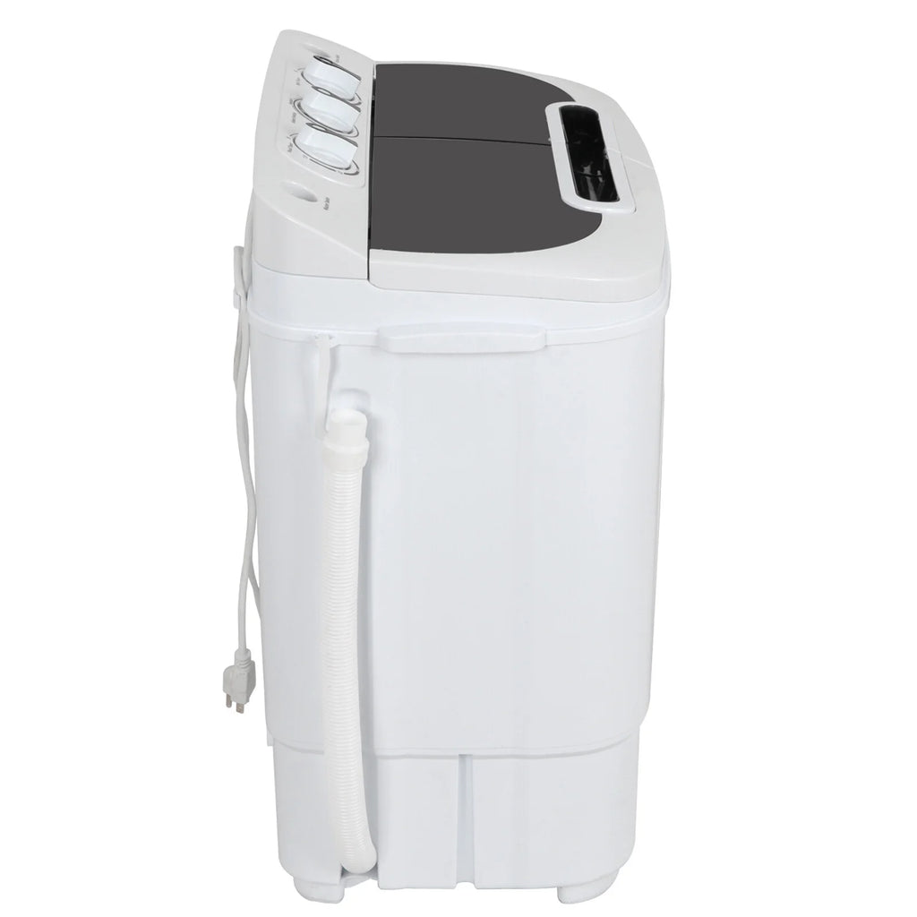 Veado Compact Portable Washer & Dryer Set - All - in - One Mini Washing Machine with Spin Dryer, Energy - Efficient, Space - Saving Design, Ideal for Apartments, Dorms, RVs, White Finish