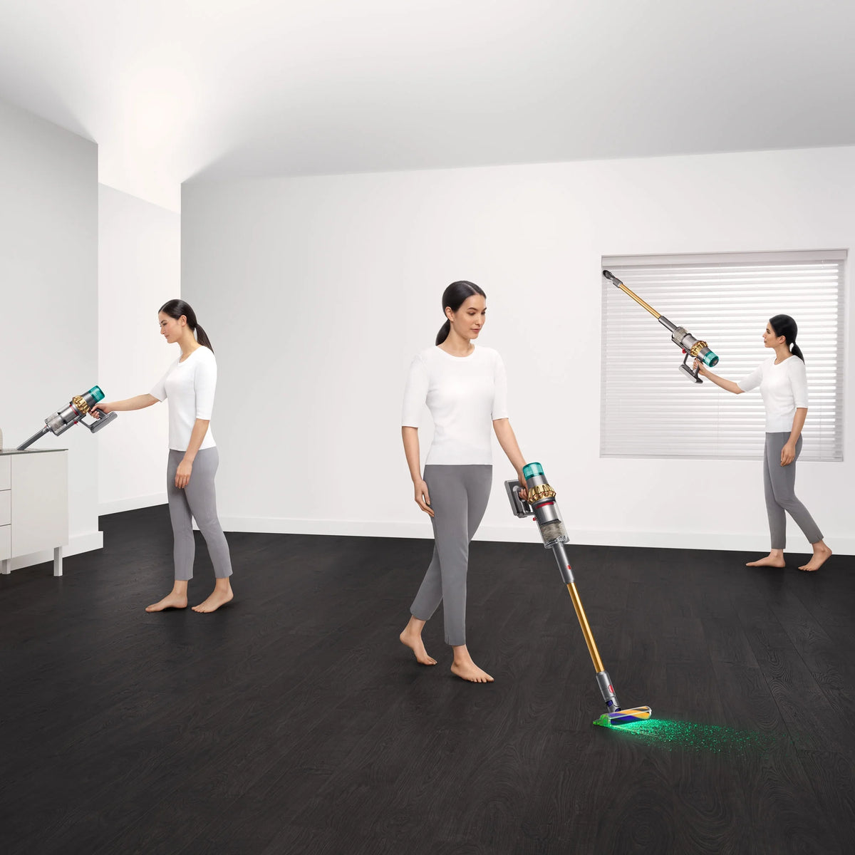Restored Premium Dyson V15 Detect Vacuum | Iron/Gold (Refurbished)