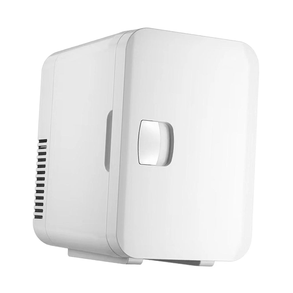 6 Liters Mini Skincare Fridge Portable Refrigerator White US 110V Compact for Makeup, Beverage, Travel Sturdy Multipurpose