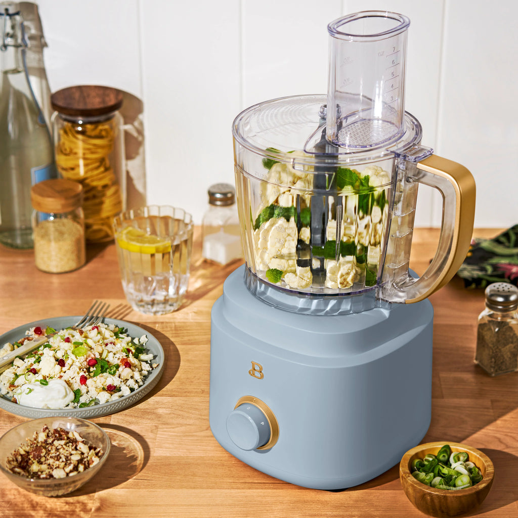 Beautiful 10-Cup Food Processor with Accessories, White Icing by Drew Barrymore