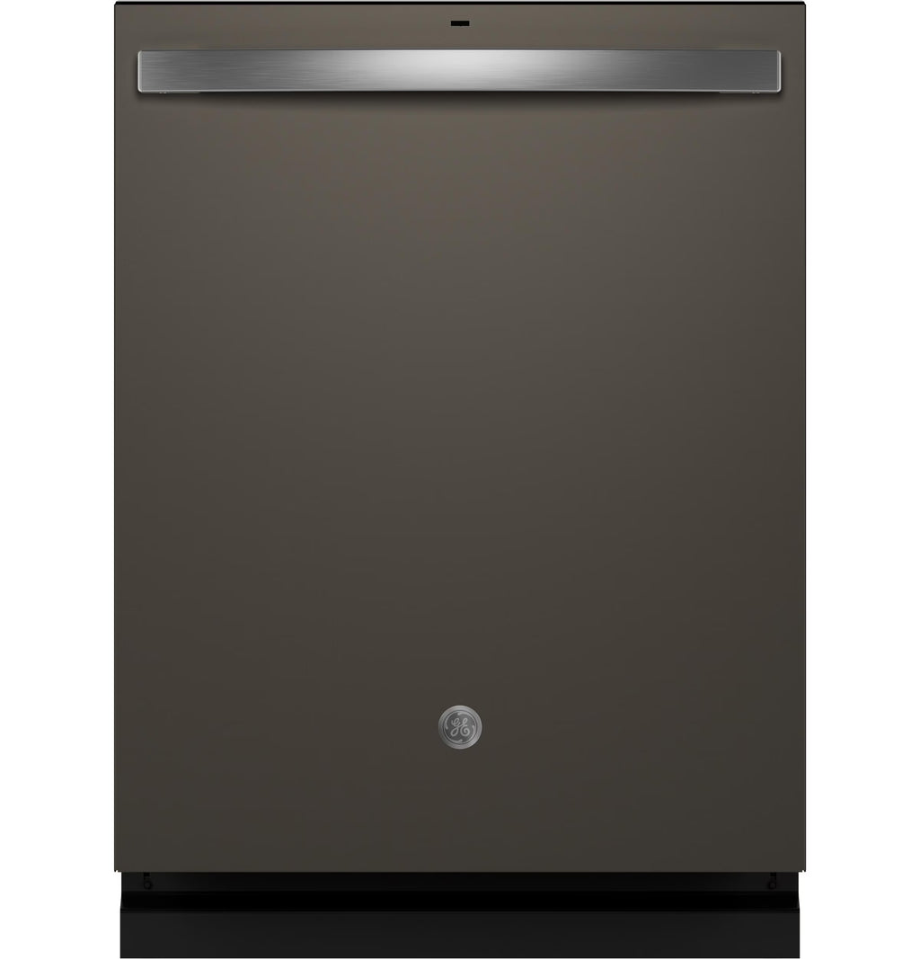 GE Fingerprint Resistant Top Control with Stainless Steel Interior Dishwasher with Sanitize Cycle GDT650SMVES