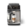 PHILIPS Series 4400 Fully Automatic LatteGo Espresso Machine, SilentBrew Technology, Quick Start. Aromatic Coffee from Freshly Ground Beans, 12 Hot and Iced Drinks, Black Chrome (EP4447/90)