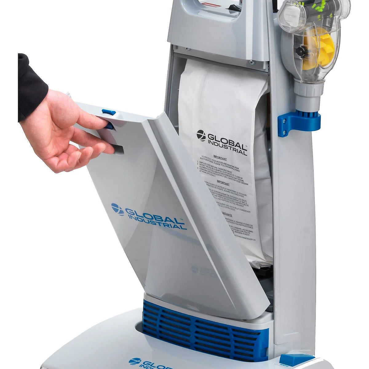 Global Industrial Commercial Upright Vacuum, 14" Cleaning Path