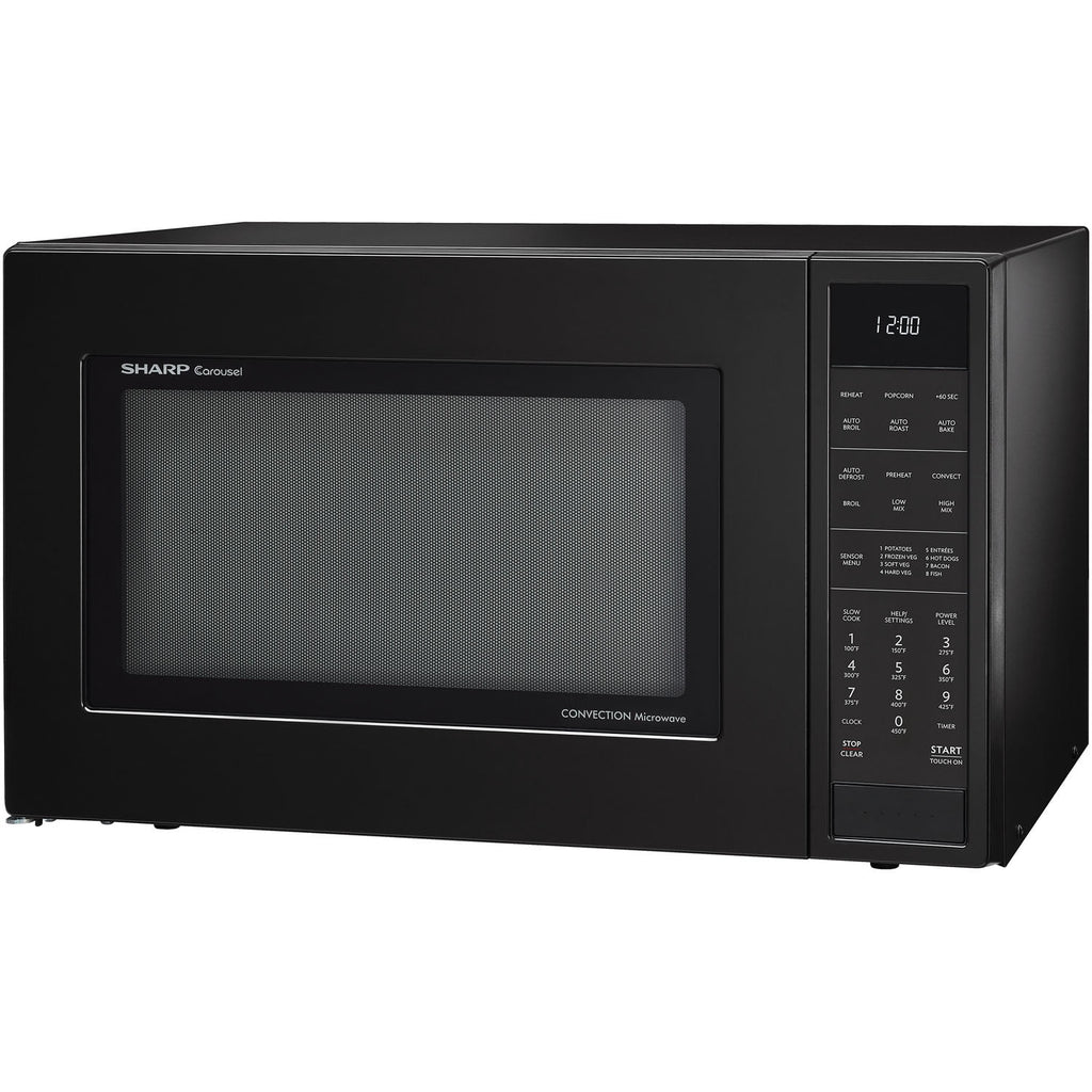 Sharp 1.5 Cu. Ft. 900W Convection Microwave Oven, Stainless Steel