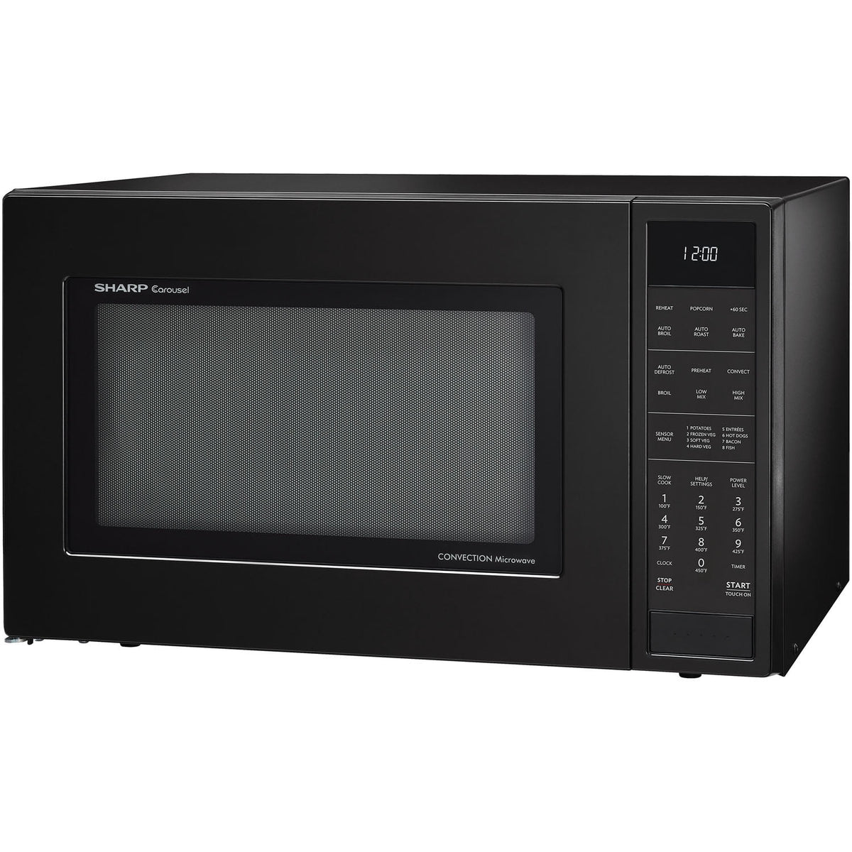 Sharp 1.5 Cu. Ft. 900W Convection Microwave Oven, Stainless Steel