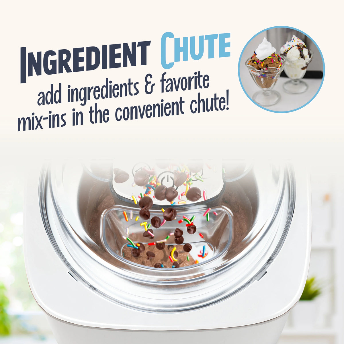 Nostalgia 2-Quart Electric Ice Cream Maker �C Make Homemade Ice Cream, Gelato, Sorbet & Frozen Yogurt �C No Salt/Ice Needed, Digital Controls, Mix-In Chute & Freezing Gel Canister �C Stainless Steel