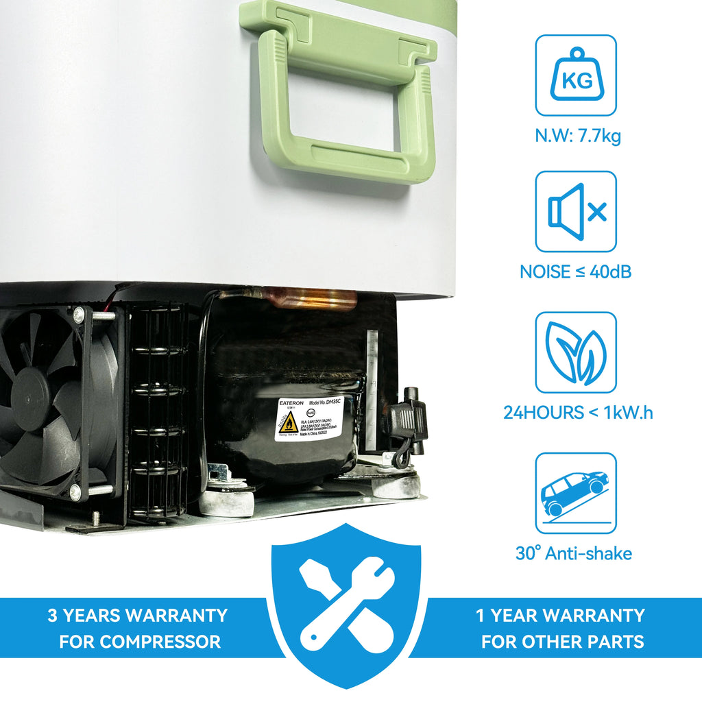 Portable Fridge 19 QT(18 Liter) 12 Volt Fridge Car Freezer Compressor Cooler 12/24V DC 110��240V AC for Camping Truck RV Boat & Home Use -18��~+15��