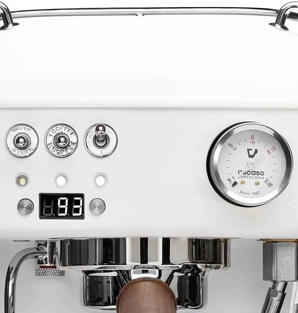Ascaso Dream PID Programmable Home Espresso Machine w/ Volumetric Controls | 120V | Walnut | Anthracite Gray