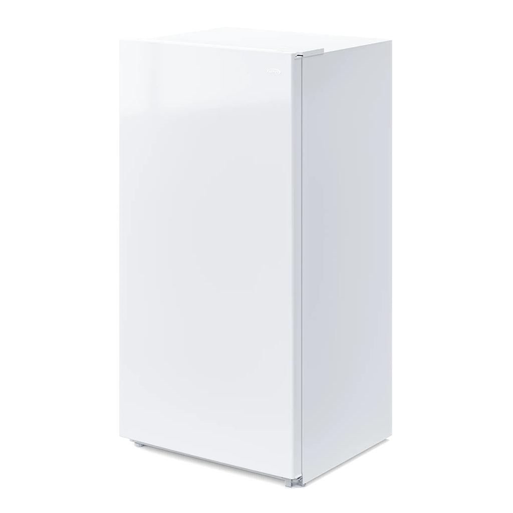 Upright Freezer/Refrigerator Convertible, 2-in-1 Appliance, Home, Dorm, and Garage Ready Fridge/Freezer Storage for Fresh or Frozen Food and Drinks, Wire Shelves and Drawer [White] (RUF-17C)