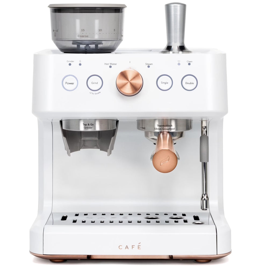Cafe Automatic Espresso Machine, 15 Bars, Black Espresso Machines