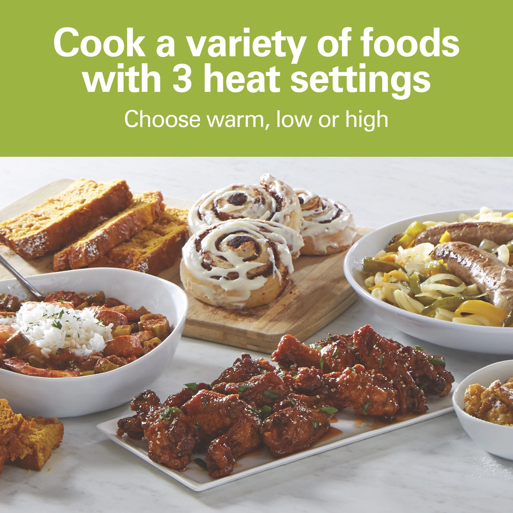 Hamilton Beach 4 Qt Programmable Slow Cooker, Stoneware Crock with Removable Pot, Stainless Steel