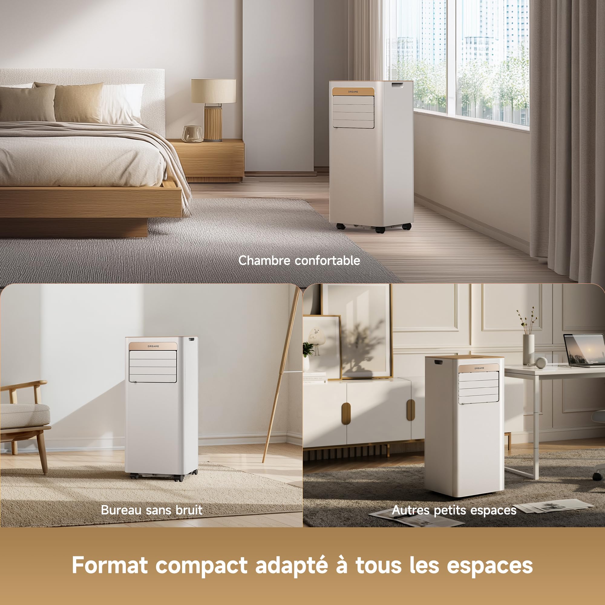 DREAME P-Wind10 Climatiseur mobile 3-en-1 9000 BTU