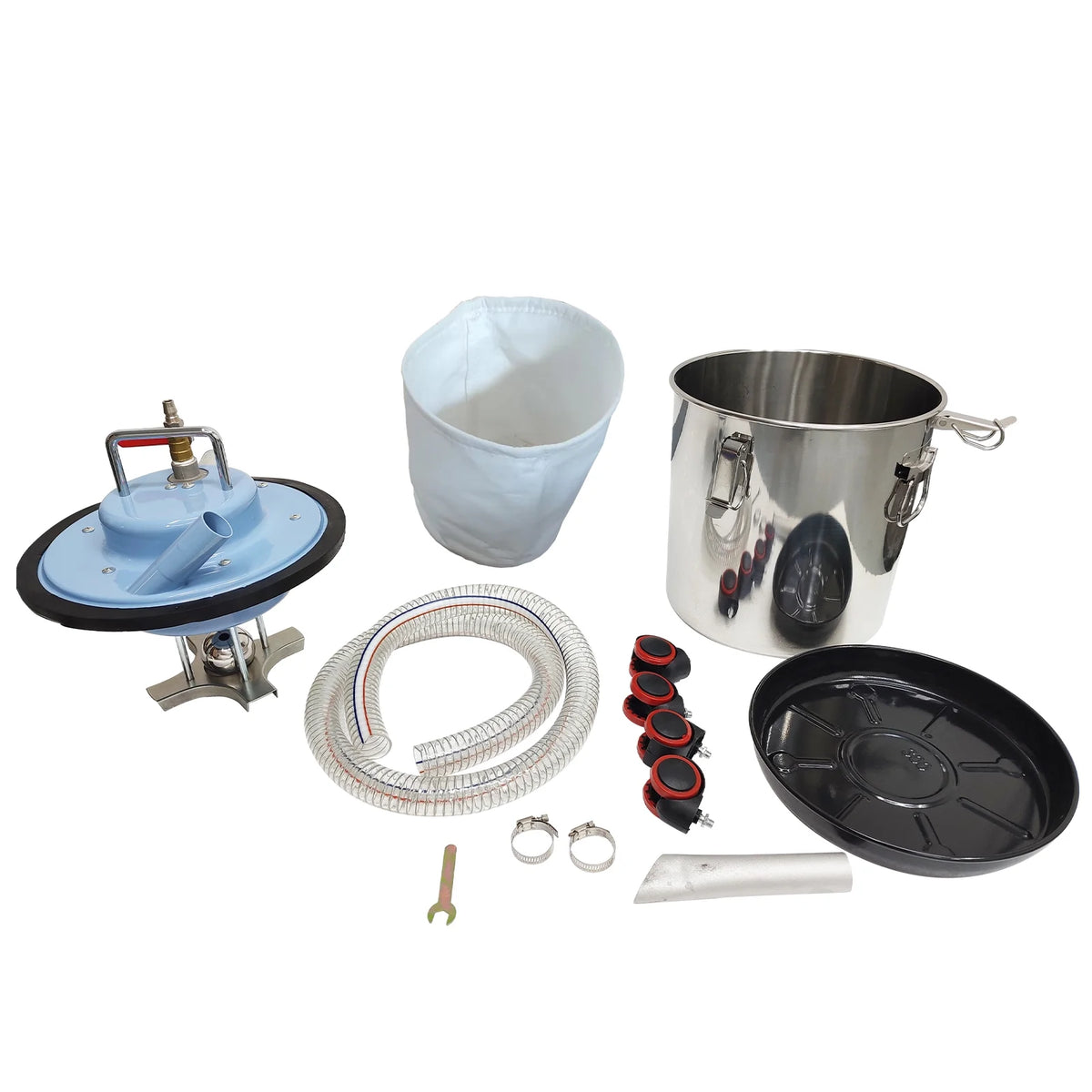 Industrial Pneumatic Vacuum Cleaner Dust Suction Machine Stainless Steel Cleaner 20L Capacity