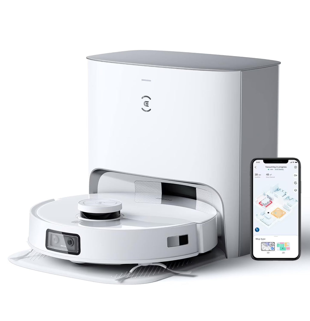 ECOVACS DEEBOT T10 PLUS Neo Robot Vacuum and Mop, Auto-Empty, AIVI 3.0, OZMO Pro 3.0 Oscillating Mopping, 3D Map, Air Freshener