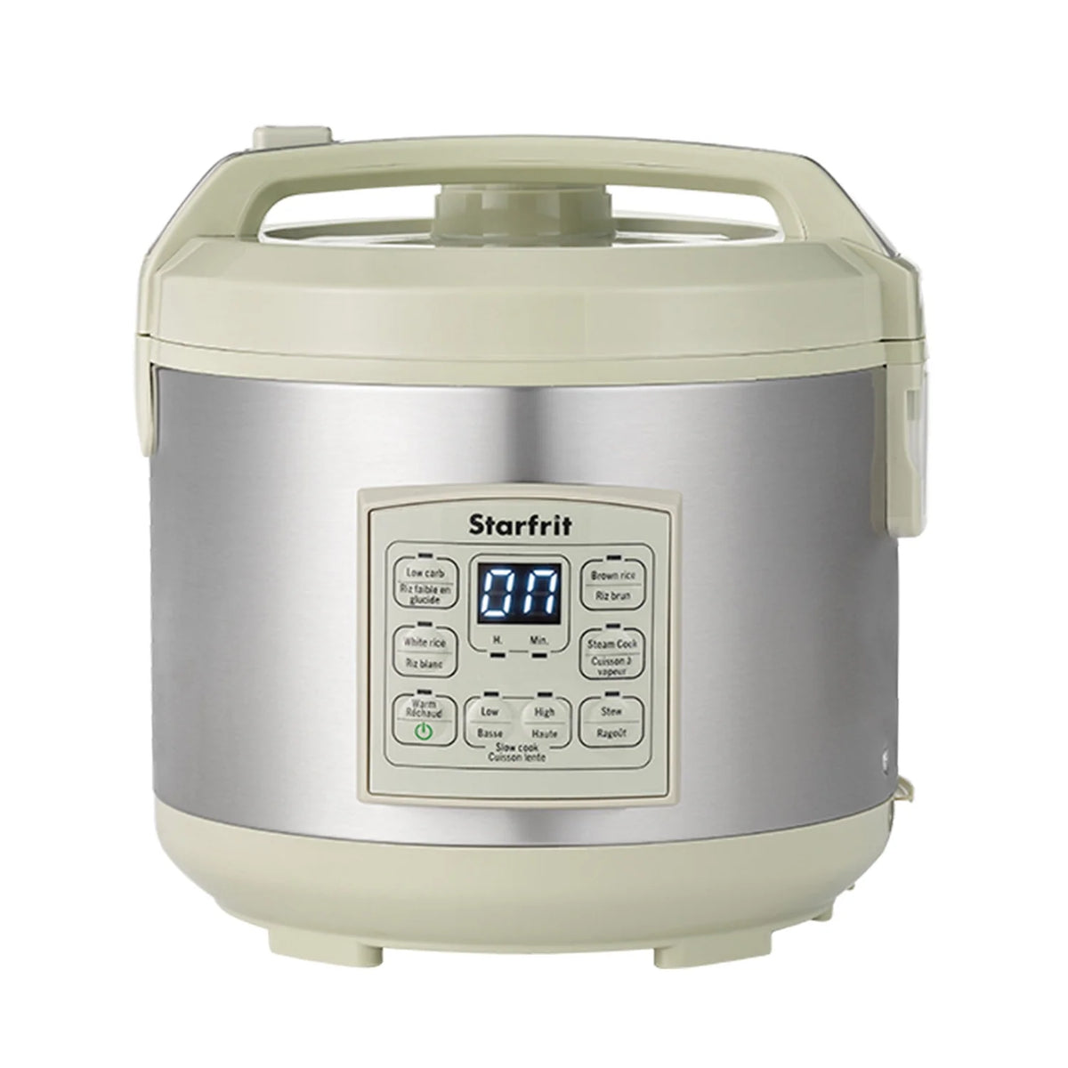Starfrit 14-Cup Low-Carb Electric Rice Cooker, Green/Gray��with 7 Presets, 024737-001-0000
