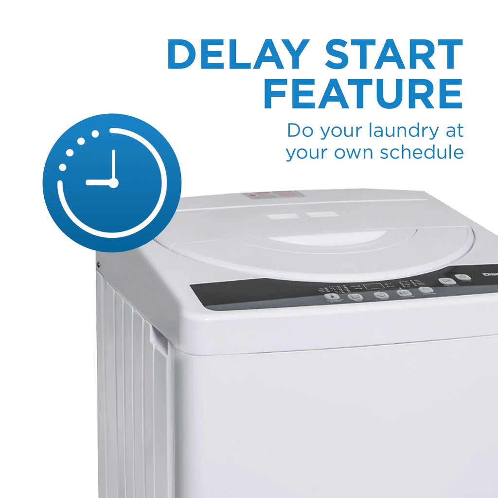 Danby DWM065A1WDB-6 1.8 cu. ft. Compact Top Load Washing Machine in White