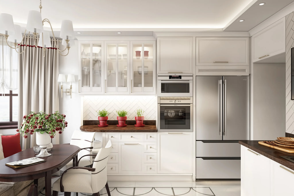 18.5 cu. ft. Stainless-Steel French Door Refrigerator in Silver, Auto Defrost, Energy Star, Digital Temperature Control