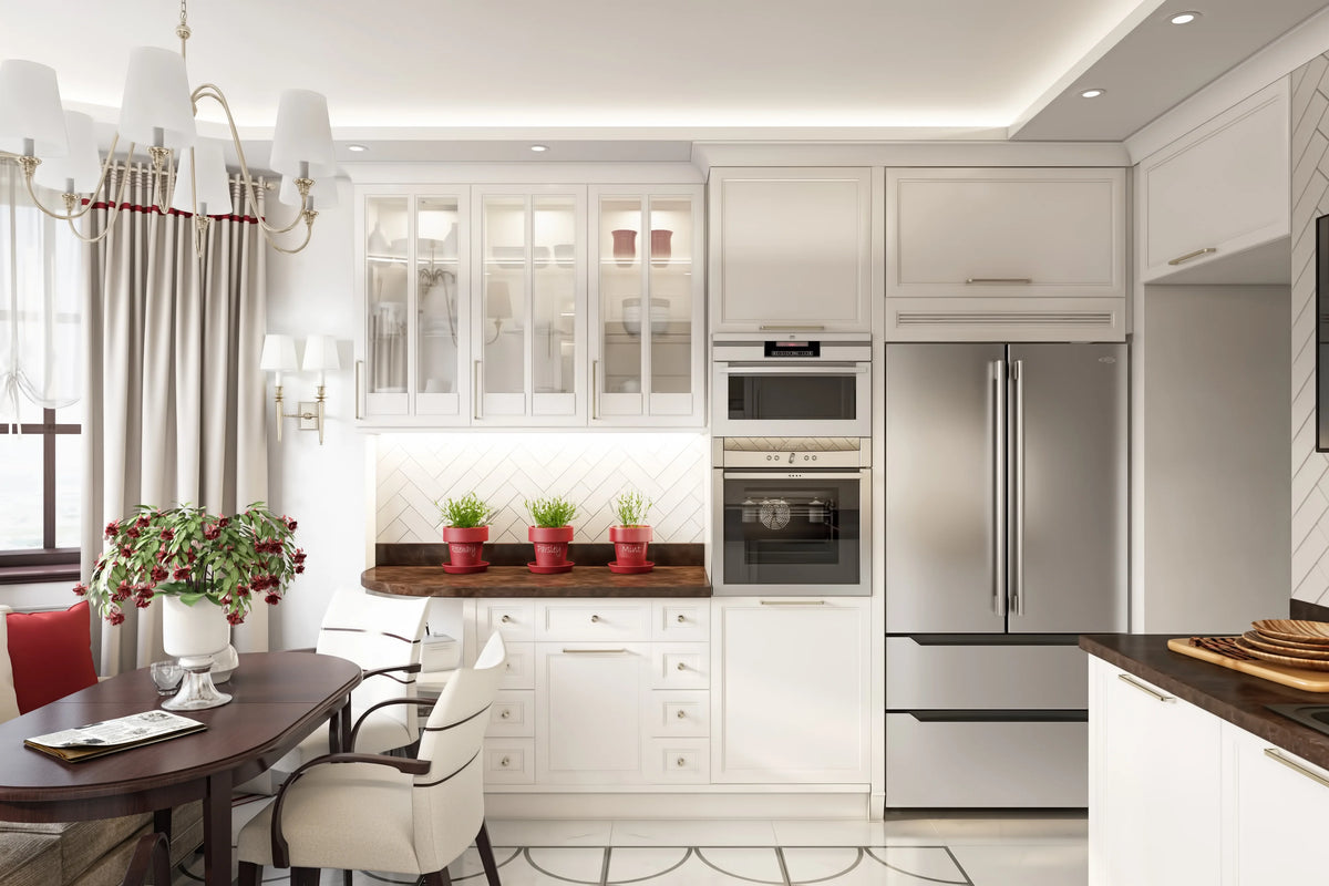 18.5 cu. ft. Stainless-Steel French Door Refrigerator in Silver, Auto Defrost, Energy Star, Digital Temperature Control